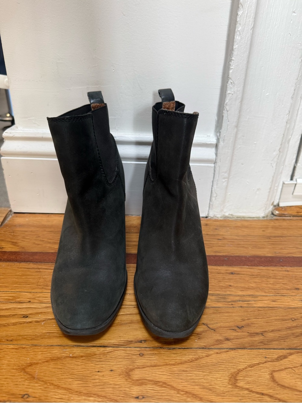 Lucky Brand Black Chelsea Ankle Boots